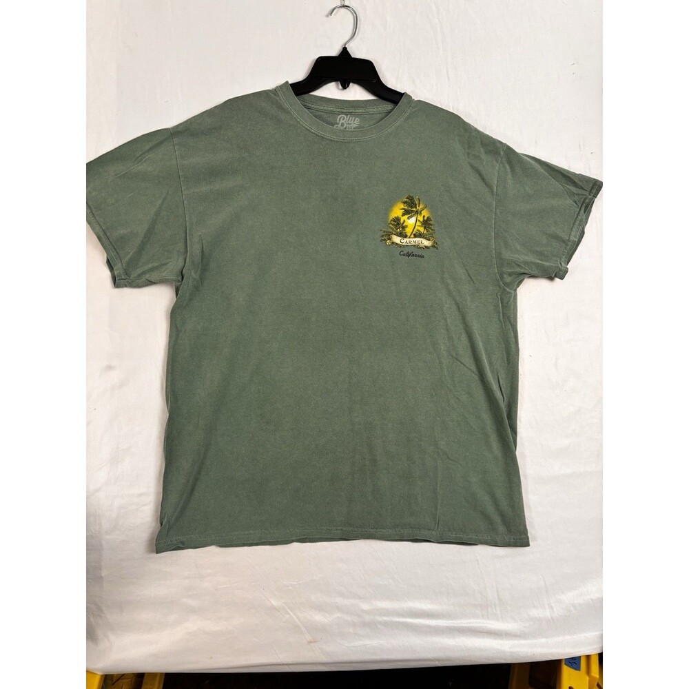 Blue 84 Carmel California T Shirt XL Green Living The Dream Graphic Tee